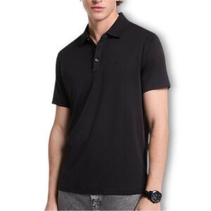 Michael Kors Black Polo Shirt Classic Design